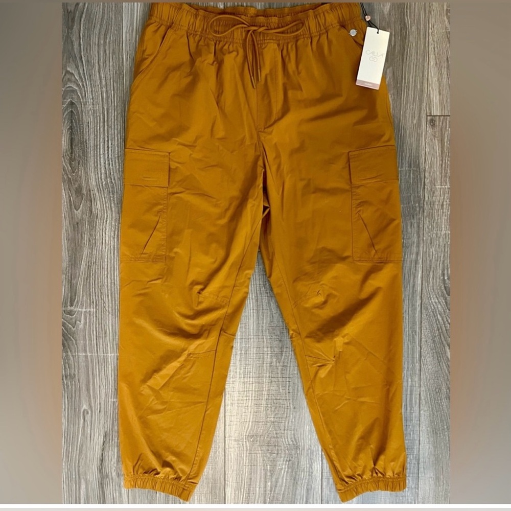 NWT/ CALIA Ankle length, High Rise Drawstring Pants,